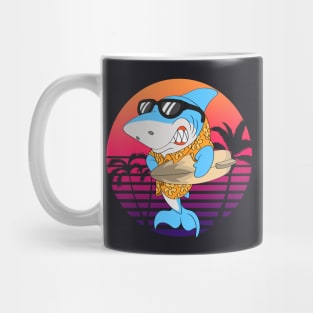 Surfer Shark Surfing Holidays Mug